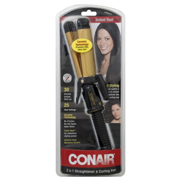 Conair 1-1/2 in. Curling Iron/Straightener Combo