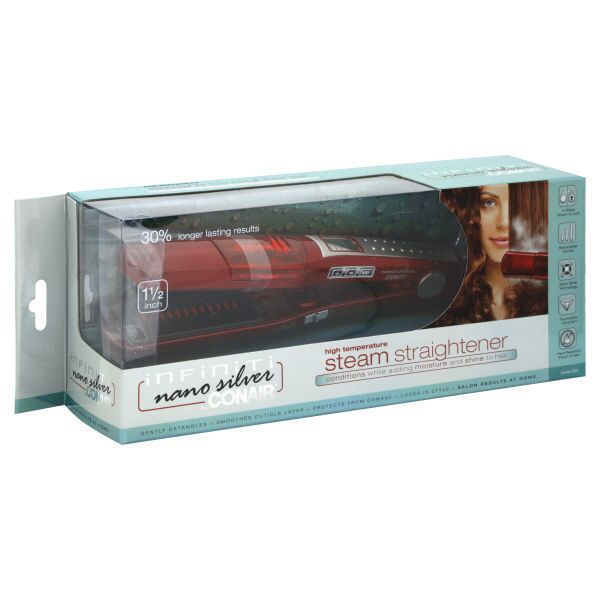 Conair Infiniti Nano Silver High Temperature Ionic Steam Straightener