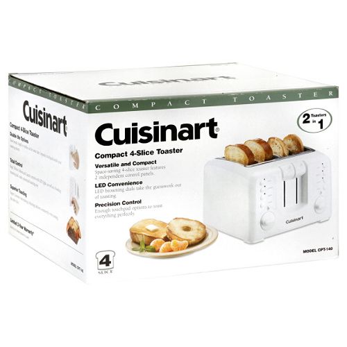 Cuisinart Compact Toaster  4-Slice  1 toaster - CPT-140 Best Price