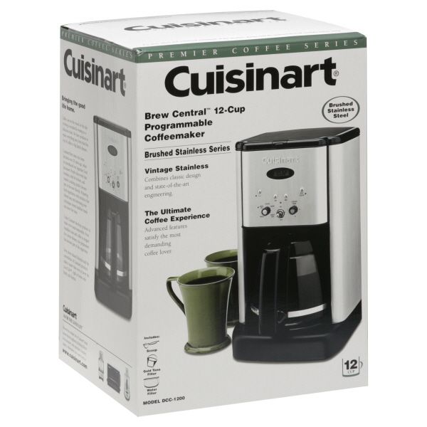 Cuisinart Premier Coffee Series Coffeemaker, 12-Cup Programmable, Brew Central, 1 coffeemaker