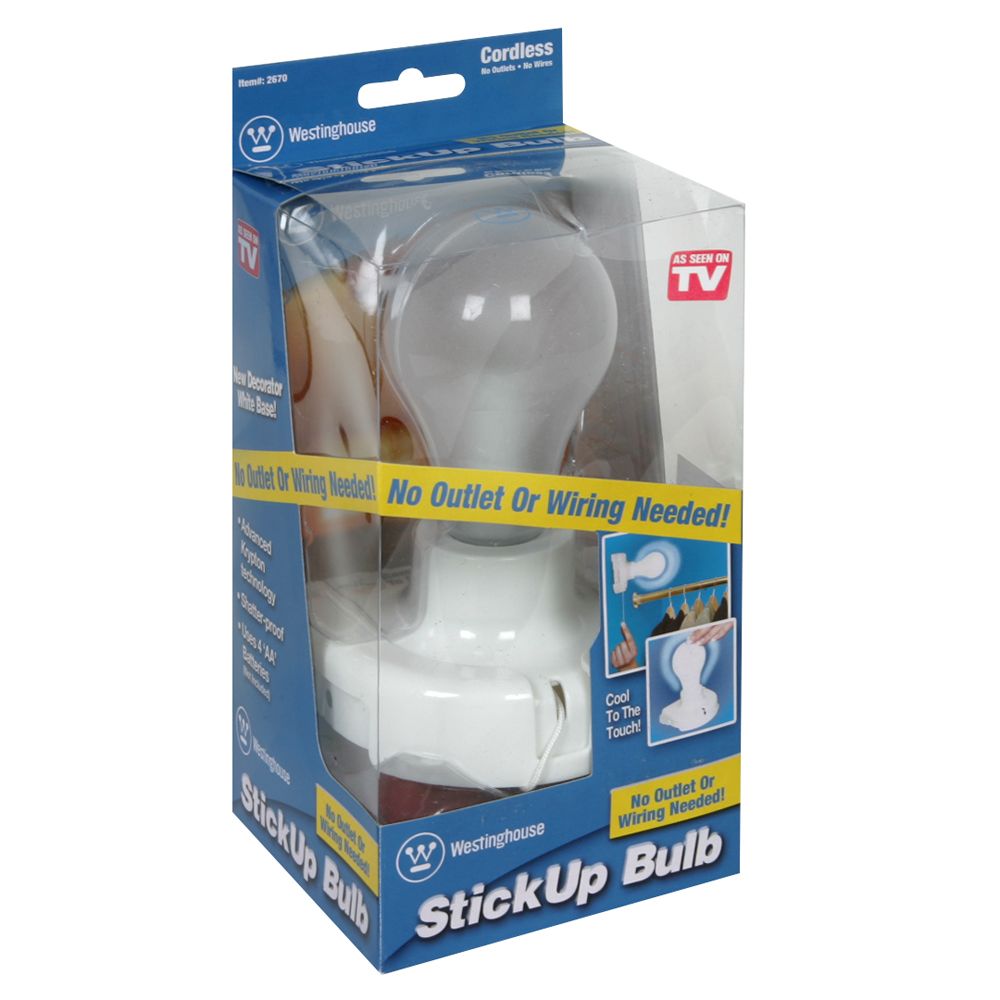 Westinghouse Stick Up Bulb, Cordless, 1 bulb