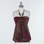 City Triangles Printed Wood Bead Halter
