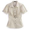 Short Sleeve Button Top