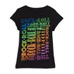 Liberty All Over Rock And Roll Verbiage Tee