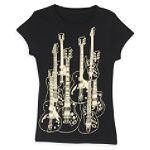 Liberty Gold Foil Guitars Tee