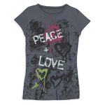 Liberty Peace + Love Graffiti Screen Tee