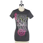 Eyeshadow Peace Love & Music Tee