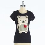 Liberty Panda Bear With Heart Tee