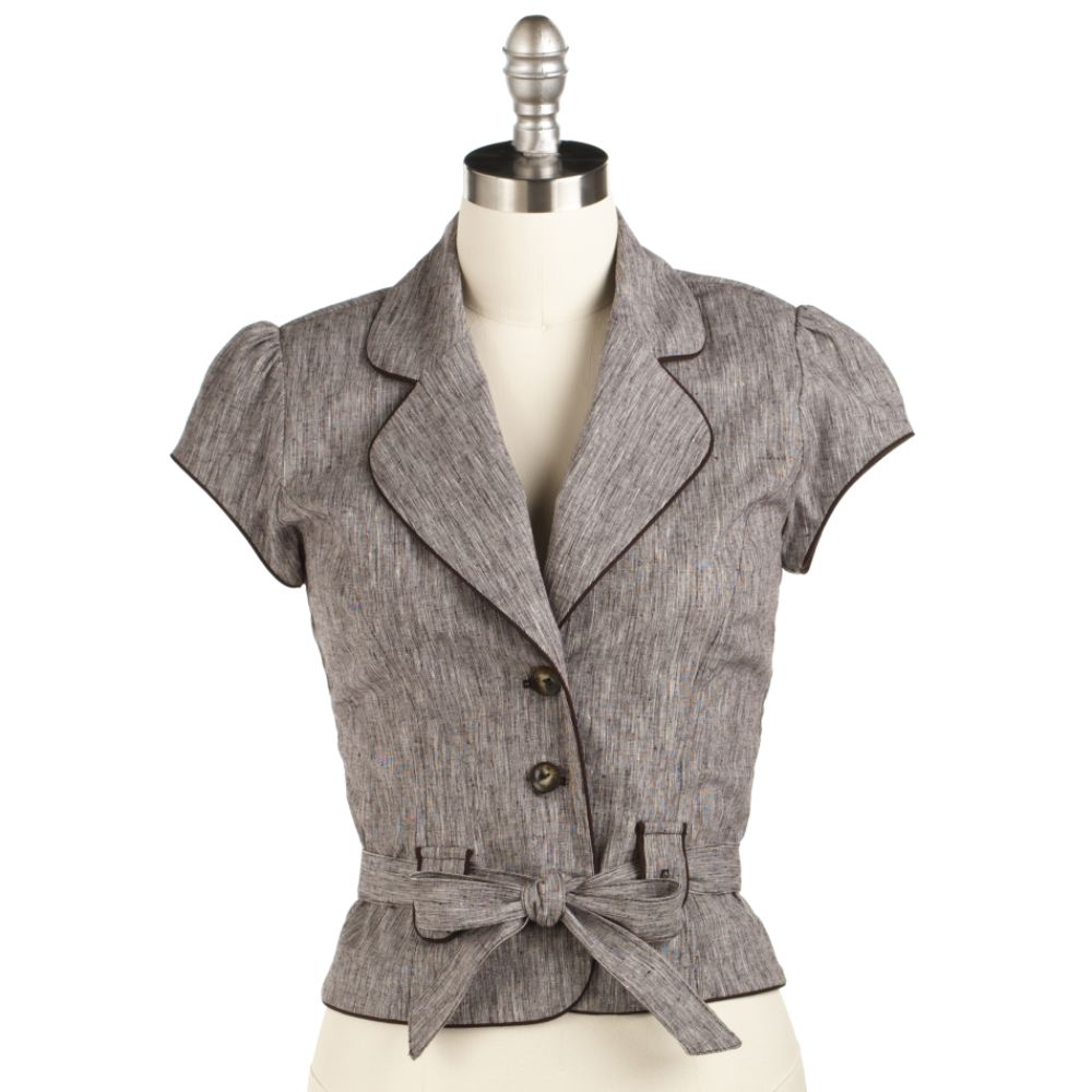 Byline Short Sleeve Tie Jacket