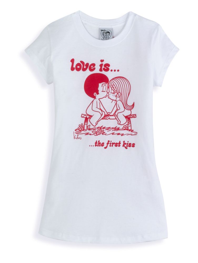 Hybrid Love is The First Kiss Screen Tee