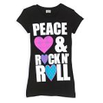 Hybrid Peace, Love, Rock Screen Tee