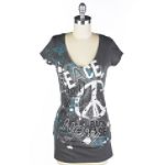 Eyeshadow Peace Rock Flyer Tee