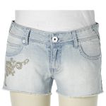 Bongo Denim Short with Embroidery