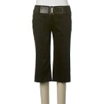 Joe B Sateen Crop with Belt