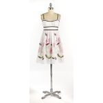 City Triangles Embroidery Cotton Dress