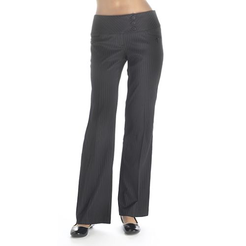 Joe Benbasset Tonal Satin Extended Tab Wide Trousers with Pocket Detail