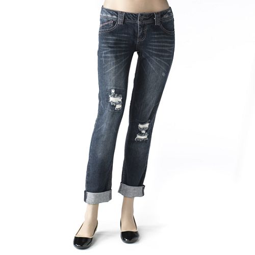 Rewind Embellished Back Pocket Skinny Jean