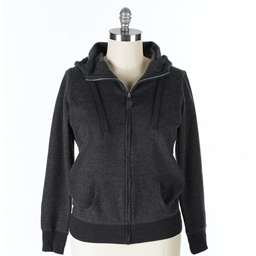 One Step Up Basic Brushed Cozy Fleece Hoody