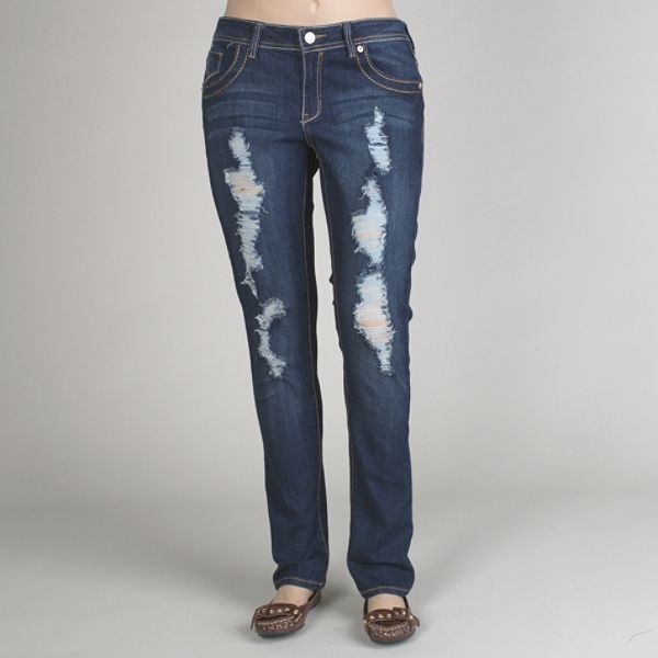Fit: Juniors plus, Color: Destructed Bliss, Size: 16 W Junior's