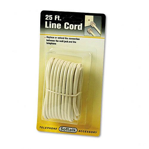 Softalk Modular Telephone Extension Cord, Plug Plug