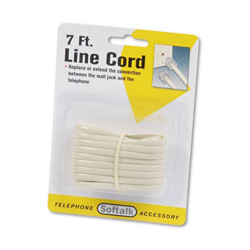 Softalk Modular Telephone Extension Cord, Plug/Plug