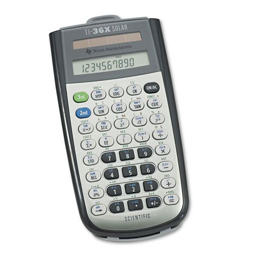 Texas Instruments TI-36X Solar Scientific Calculator, 10-Digit LCD