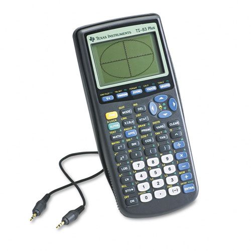 Texas Instruments TI-83 Plus Graphing Calculator, 10-Digit LCD
