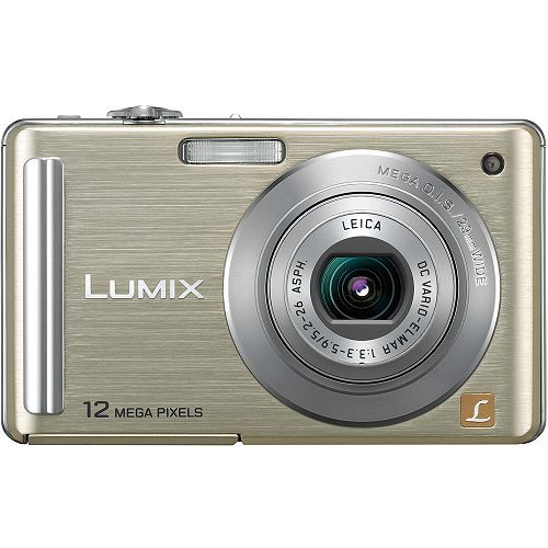 Buy Panasonic Lumix FS25N 12MP Digital Camera with 5x Zoom - Gold