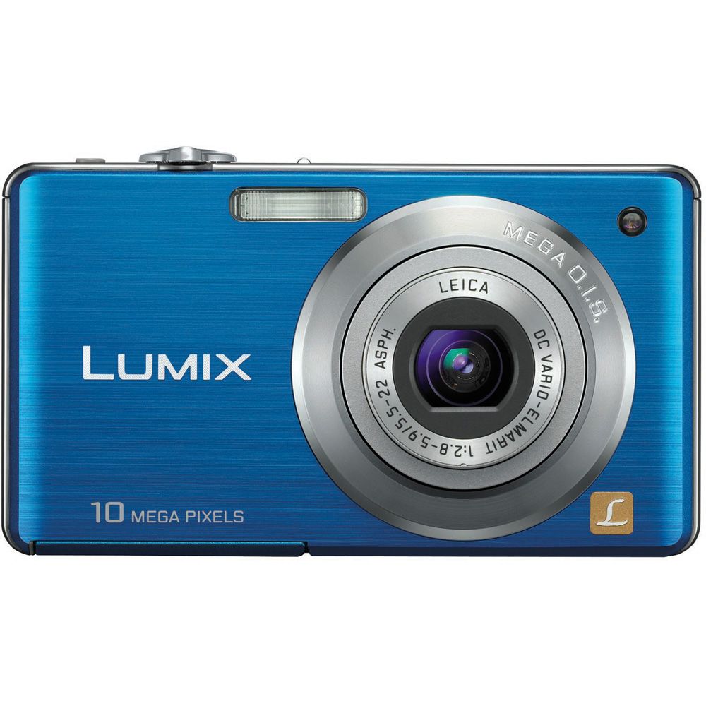 Panasonic Lumix FS7K 10MP Digital Camera with 4x Zoom - Blue