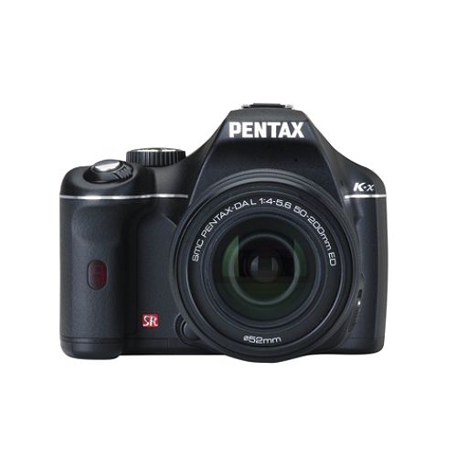 Buy Pentax Digital SLR camera, K-X KIT, 12.4MP, W 18-55 & 50-200mm lens, black