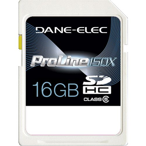 Dane-elec memory 16GB SDHC 150x Class 6 ProLine Memory Card