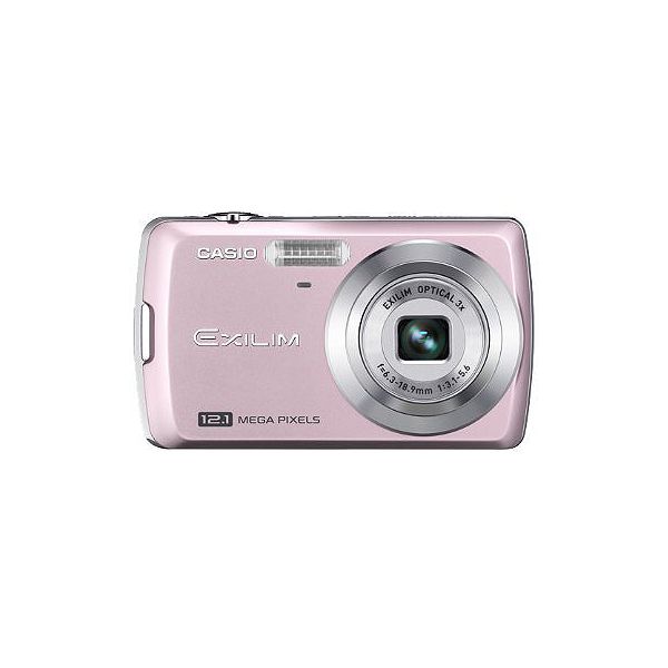 Casio Pink 12.1MP Compact Digital Camera with 3x Optical Zoom and 2.