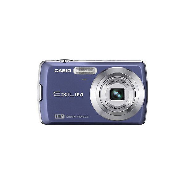 Casio Blue 12.1MP Compact Digital Camera with 3x Optical Zoom and 2.