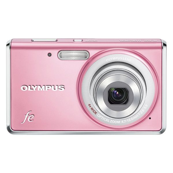 Olympus 14MP Digital Camera in Pink - FE4020