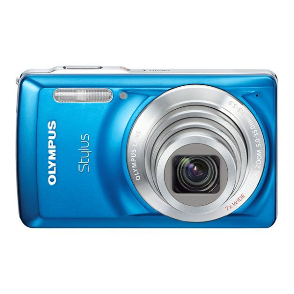 Olympus The Pocket-Friendly 7x Zoom 14MP Digital Camera in Blue -