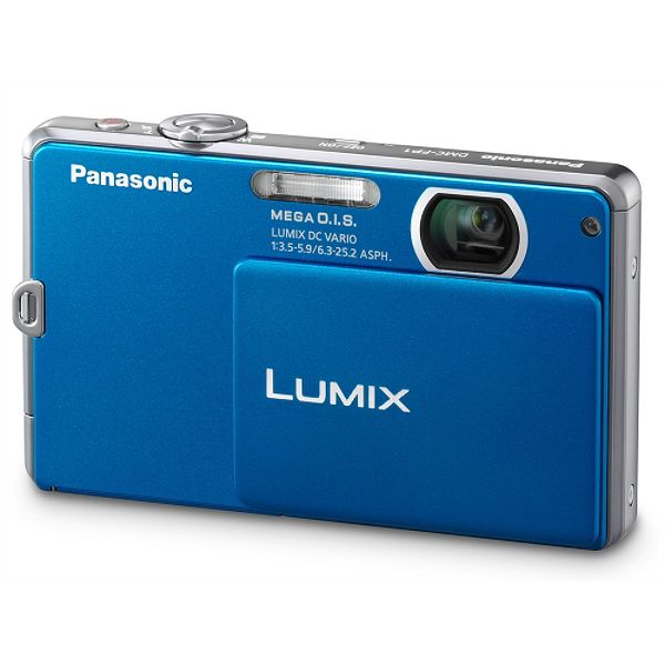 Panasonic DMC-FP1A Lumix FP1A 12MP Blue Digital Camera with 4x Zoom