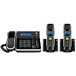 GE DECT 6.0 Corded Phone System w/ 2 Cordless Handsets, Digital Answering System