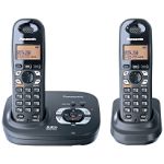 Panasonic 5.8GHz Digital Cordless Phone w/ Digital Answering System, Dual Handsets