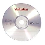 Verbatim CD-R  24X  Silver Branded Surface  Case  700MB