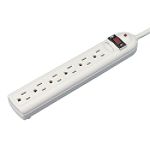 Compucessory Strip Surge Protector  6 Outlets  840 Joules  6  Cord