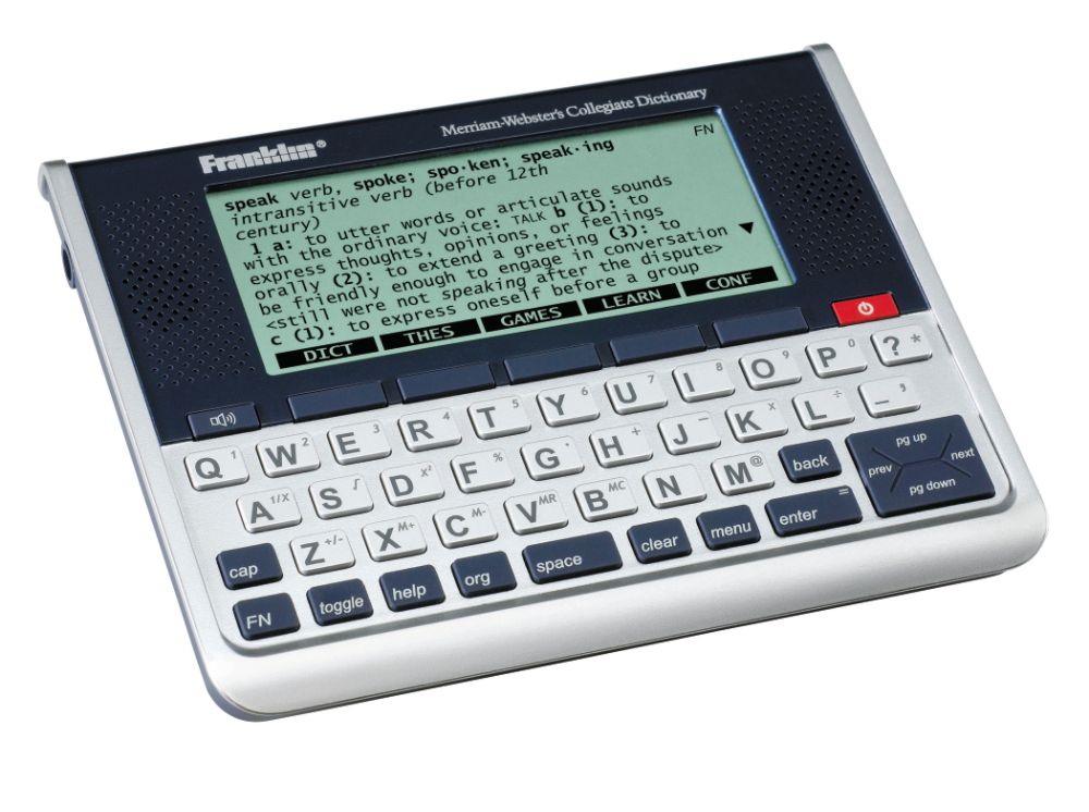 Franklin Merriam-Webster Talking Collegiate Dictionary, 11th Edition