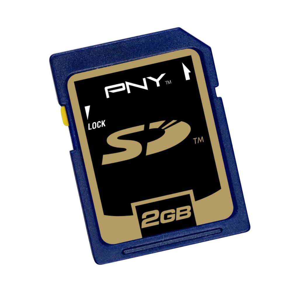 PNY Secure Digital (SD) Card, 2GB