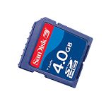 SanDisk 4GB SDHC" Memory Card