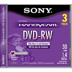 Buy Sony DVD-RW Blank Media, 1.4GB 3 pk. with AccuCORE
