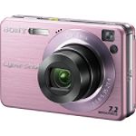 Sony 7.2MP Digital Camera, W120 - Pink