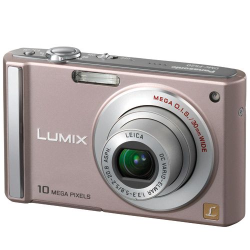Panasonic PAN DMC-FS20P 10.1MP COMPACT DIGITAL CAMERA, PINK 4 X ZOOM, 3" LCD, 30MM