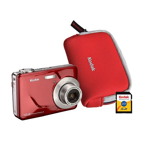 Buy Kodak EasyShare 10.2 Megapixel 3X Optical Zoom Digital Camera Bundle - Red