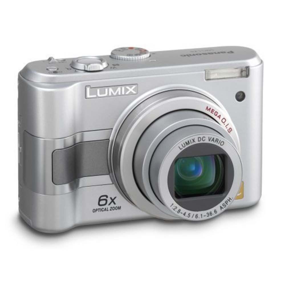 Panasonic - Lumix 6-Megapixel Digital Camera DMC-LZ5S, Silver