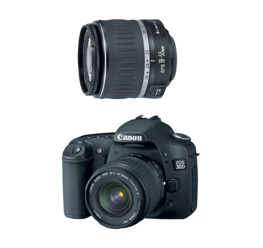 Canon - 8.2MP Digital SLR Camera Body with Lens, EOS 30D