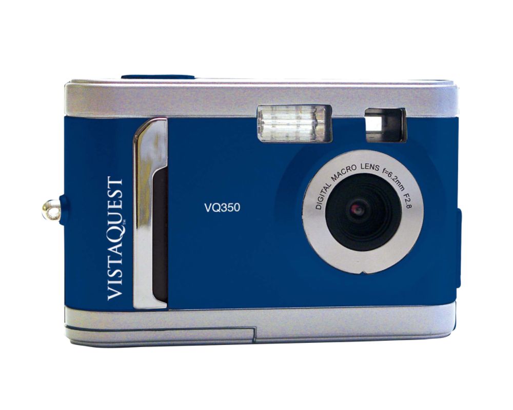 VistaQuest - VGA Digital Camera with Movie Mode, Blue